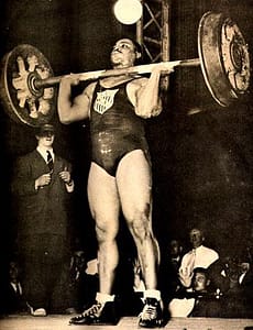 vintage weightlifter