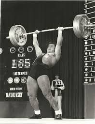weight lifter old photo