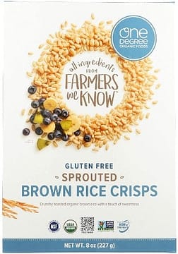 One Degree Sprouted Brown Rice Crisps Cereal