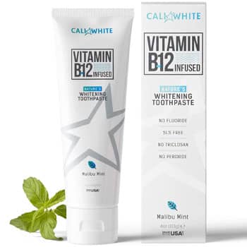 cali white b12 infused toothpaste