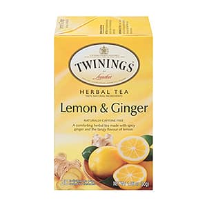 Twinnings London Herbal Lemon and Ginger Tea