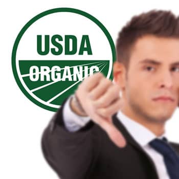 not USDA organic