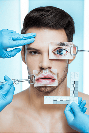 cosmetic surgery on a man