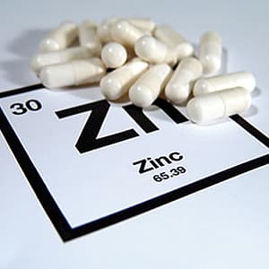 Zinc Pills and Periodic Symbol