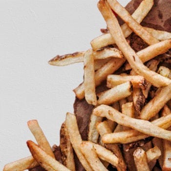 Cajun Style Fries Closeup
