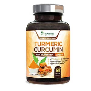 Natures Nutrition Turmeric Curcumin Product