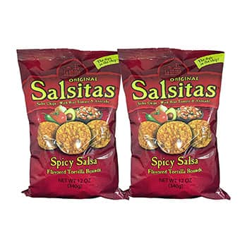Original Salsitas Spicy Salsa Flavored Tortilla Rounds