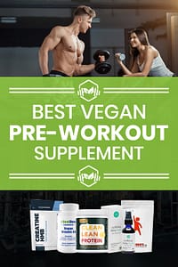 Best vegan pre-workout supplement pin