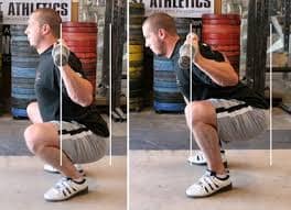 Squat bottom position: High bar vs low bar.