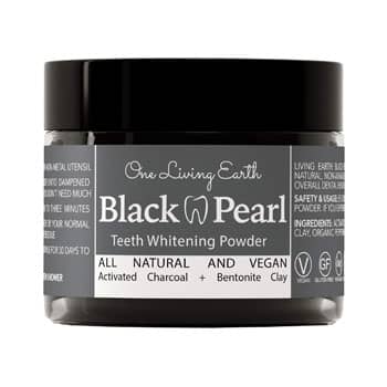 one living earth black pearl whitening toothpaste
