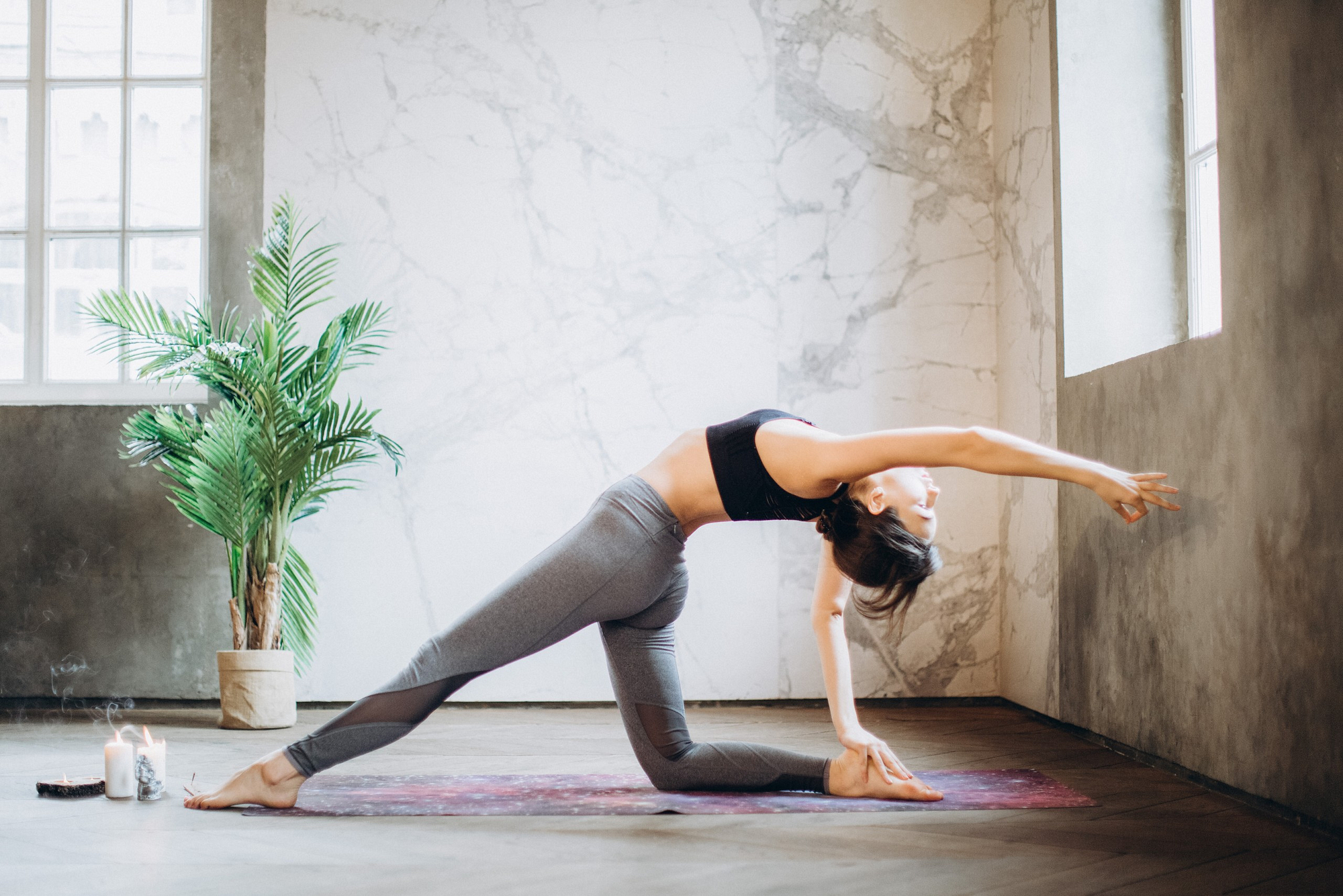 best at-home fitness routine: yoga