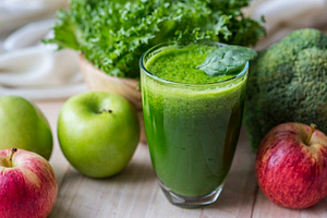 green fruit shake