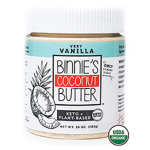 Binnies Coconut Butter Organic Spread