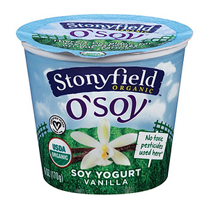 Stonyfield Organic O Soy Vanilla Yogurt