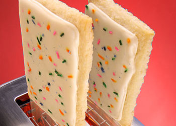 pop tarts in a toaster