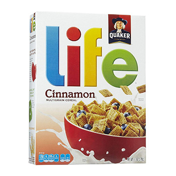 Quaker Cinnamon Life Cereal Product