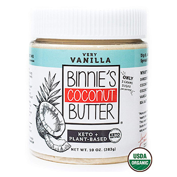 Binnie s Coconut Butter Organic Spread Product