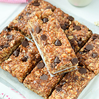 No-Bake Peanut Butter Oatmeal Protein Bars In The Box