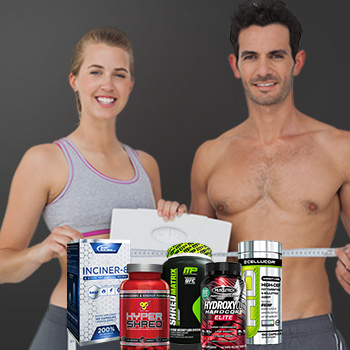 Man and Woman with fat burners
