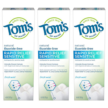 toms of maine rapid relief toothpaste