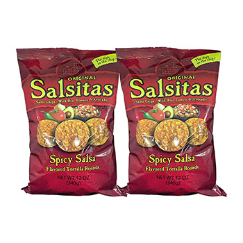 Original Salsitas Spicy Salsa Flavored Tortilla Rounds Product