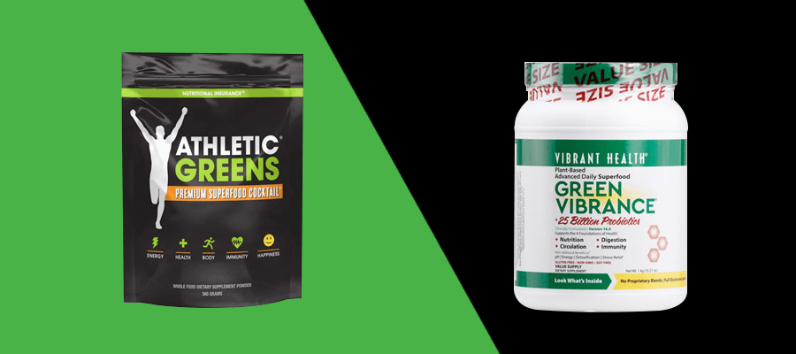 athletic greens vs green vibrance featured